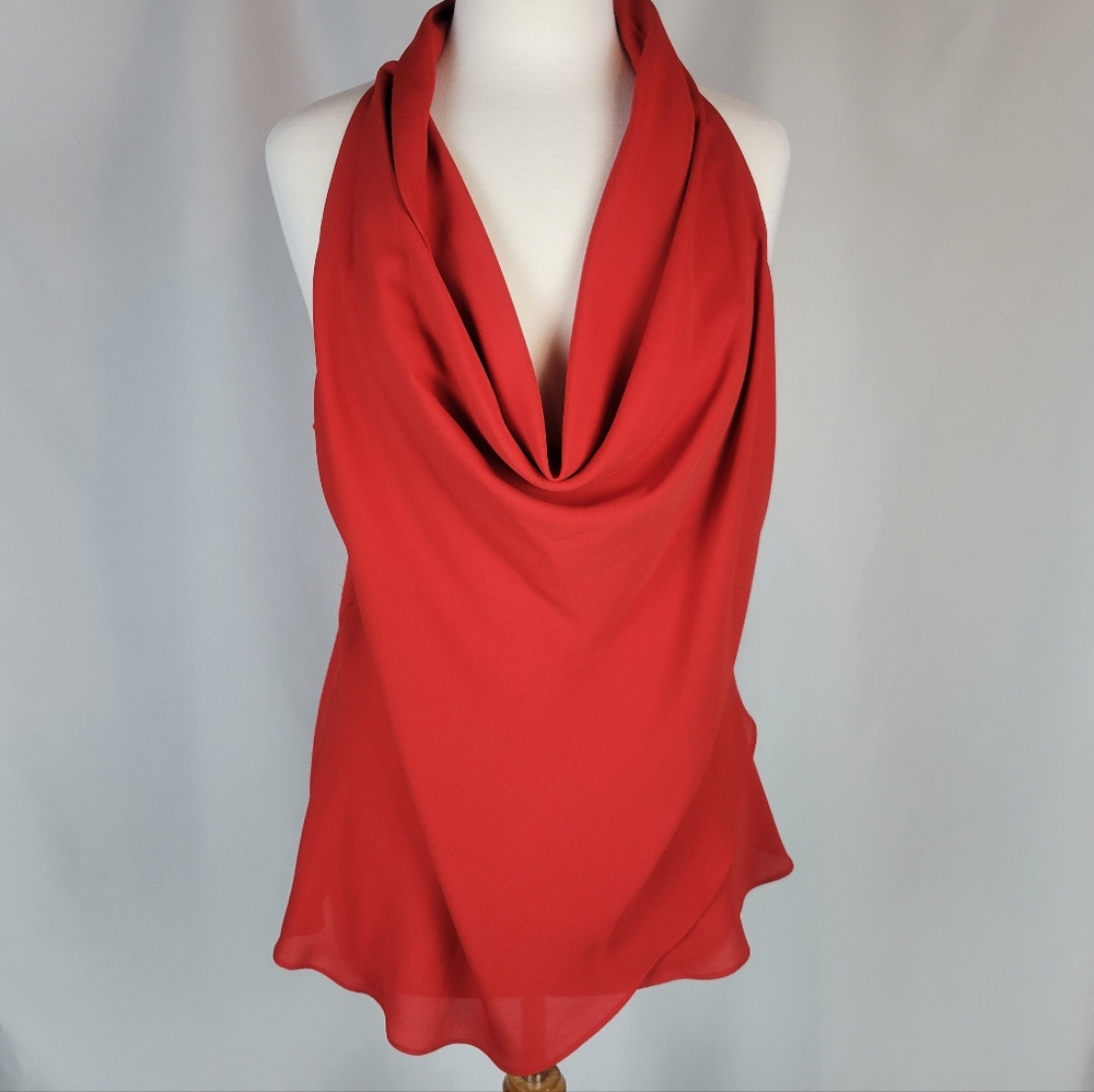 Ny Collection Draped Sleeveless Top